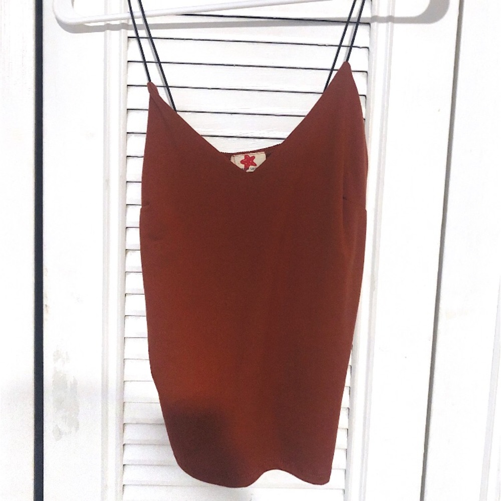 Orange / Red Tank Top